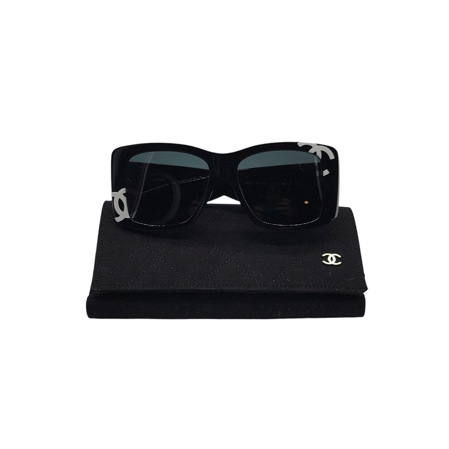 CHANEL CC Logo Square Sunglasses 71472