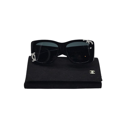 CHANEL CC Logo Square Sunglasses 71472