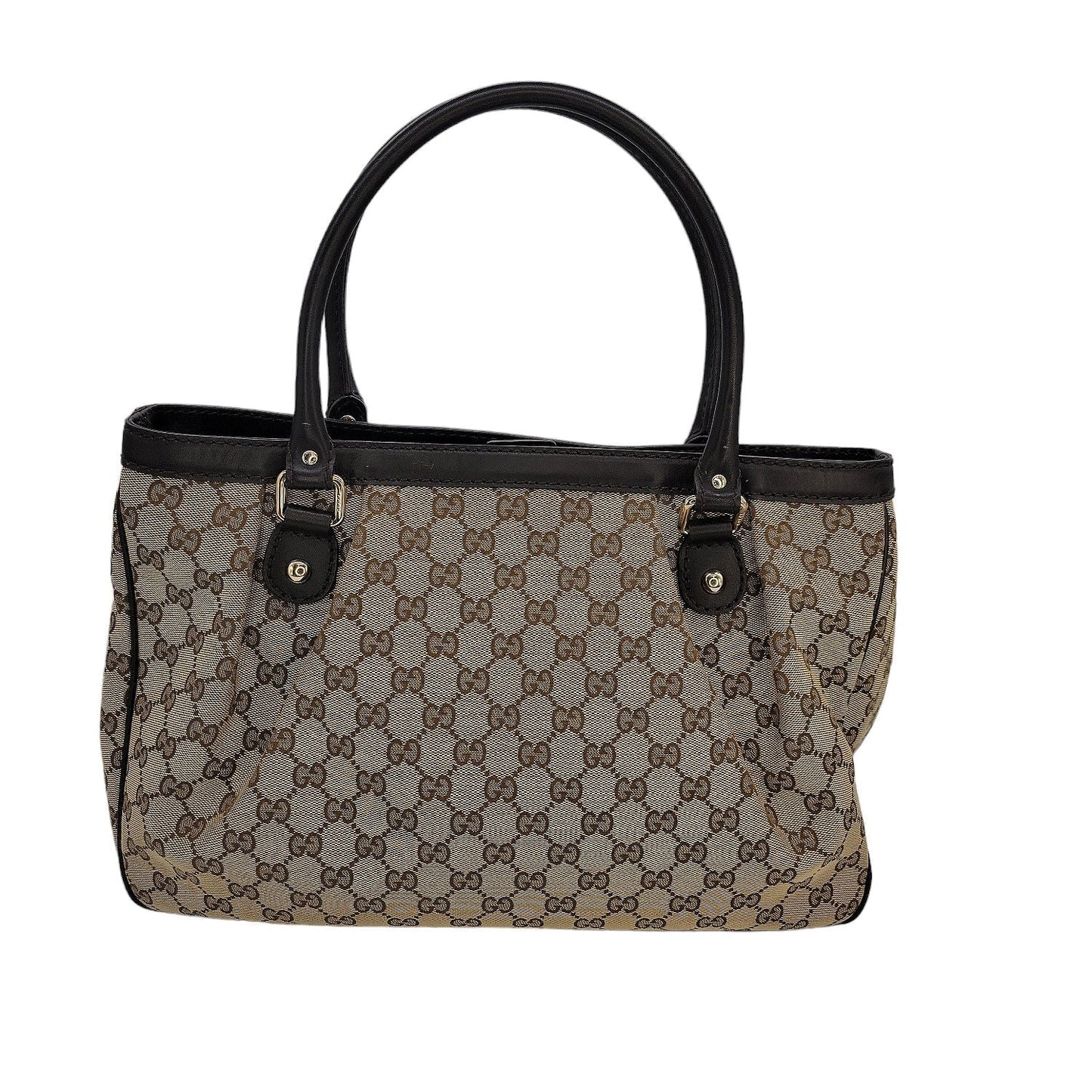 Gucci Brown GG Canvas Medium Sukey Tote Bag