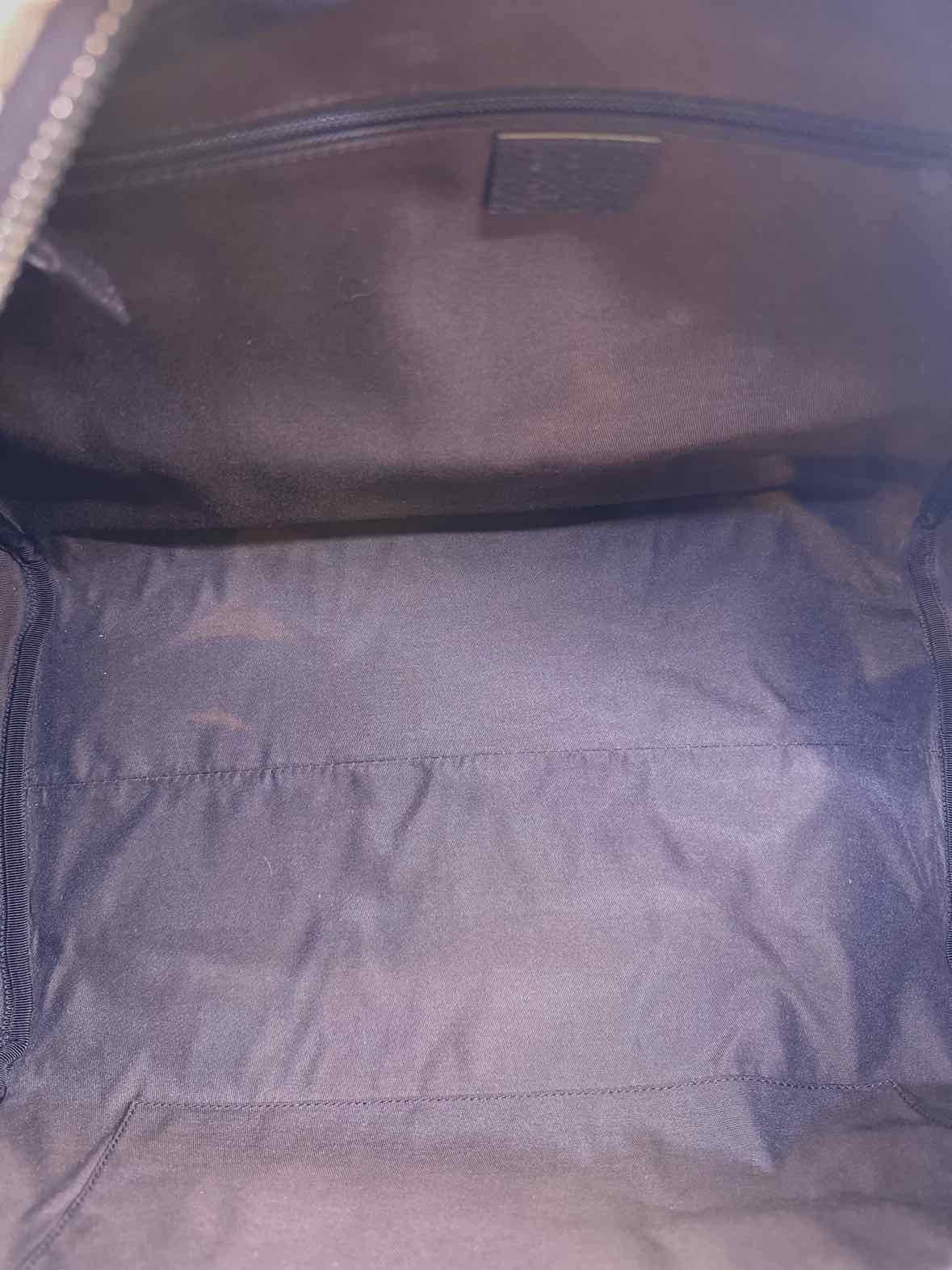 GUCCI Brown MONOGRAM Duffle Bag