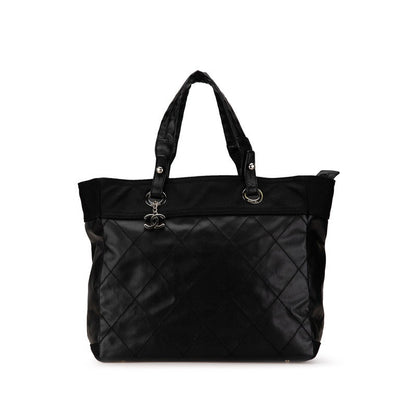 Chanel Coco Mark Paris Biarritz MM Leather Tote Bag