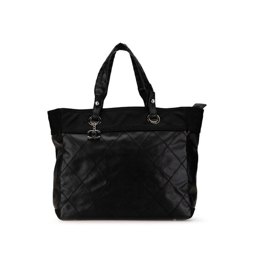 Chanel Coco Mark Paris Biarritz MM Leather Tote Bag