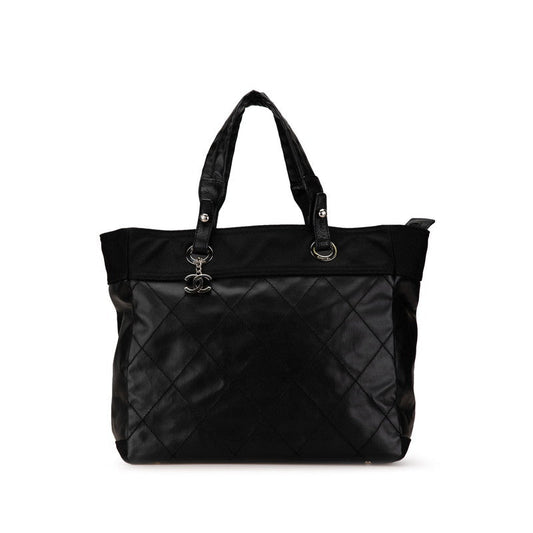 Chanel Coco Mark Paris Biarritz MM Leather Tote Bag