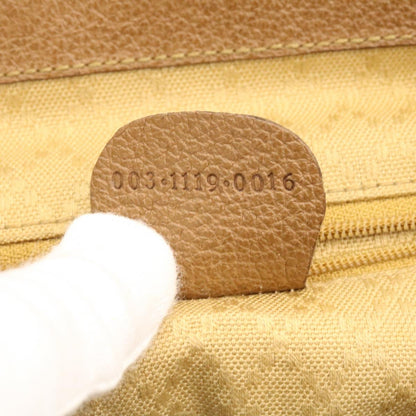 GUCCI Bamboo Backpack Suede Brown  ds086
