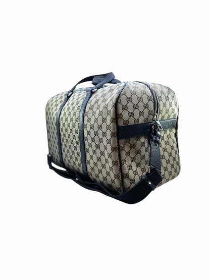 GUCCI Brown MONOGRAM Duffle Bag