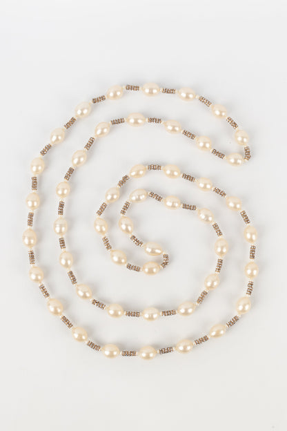 Collier de perles nacres Chanel 1990s