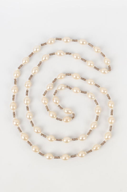 Collier de perles nacres Chanel 1990s