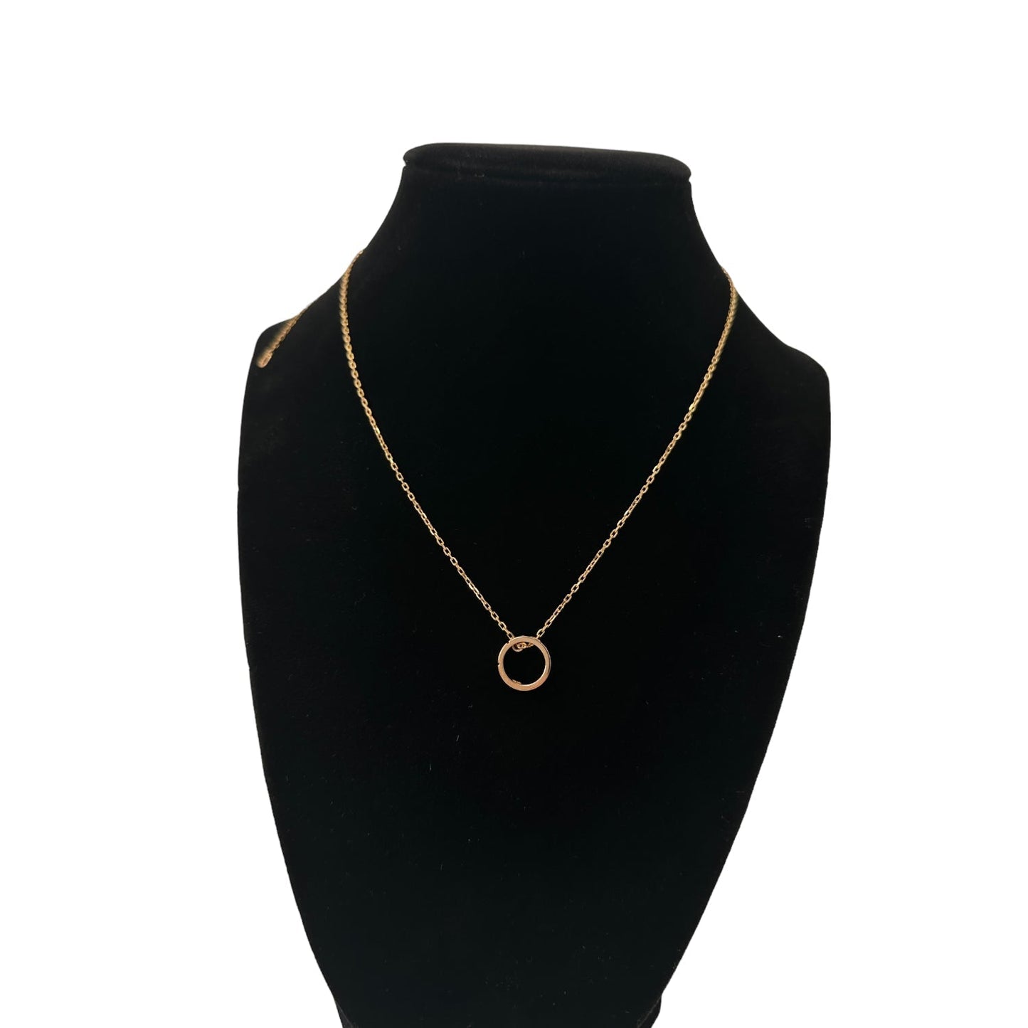 Gucci Amor circle pendant necklace