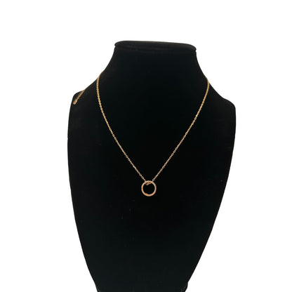 Gucci Amor circle pendant necklace