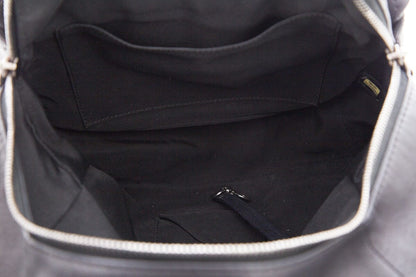Chanel Black Lambskin CC Backpack