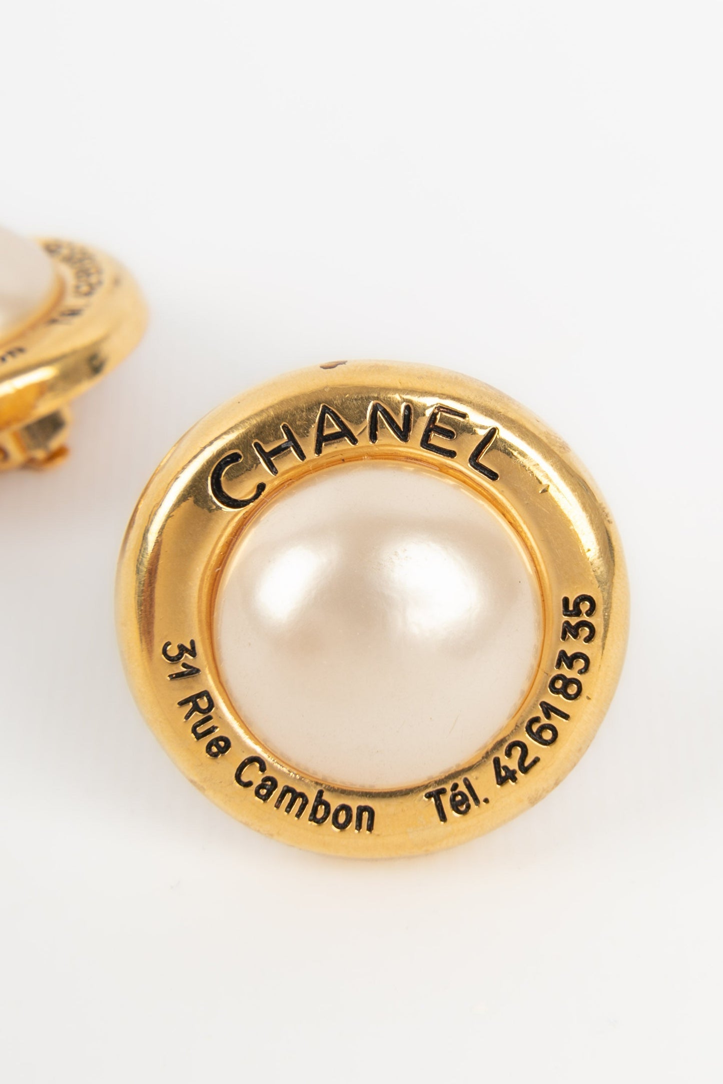 Boucles d'oreilles Chanel 1985s