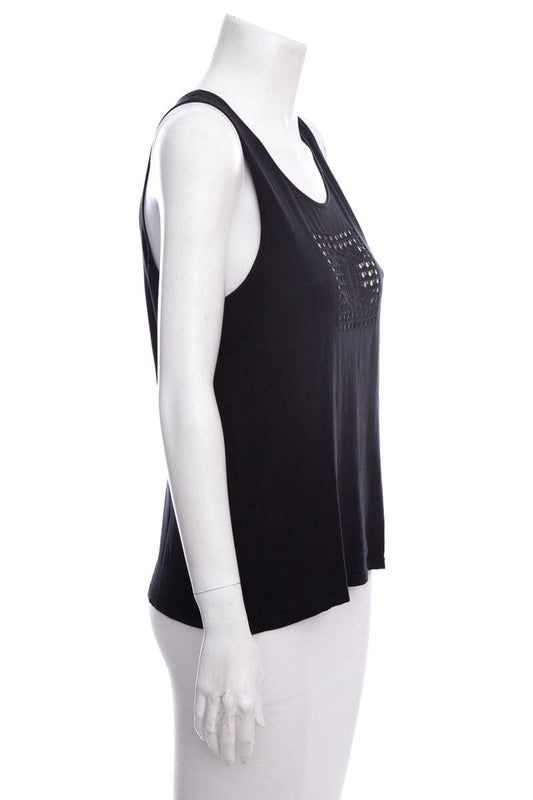 Chanel Black Sleeveless Tank SZ 42