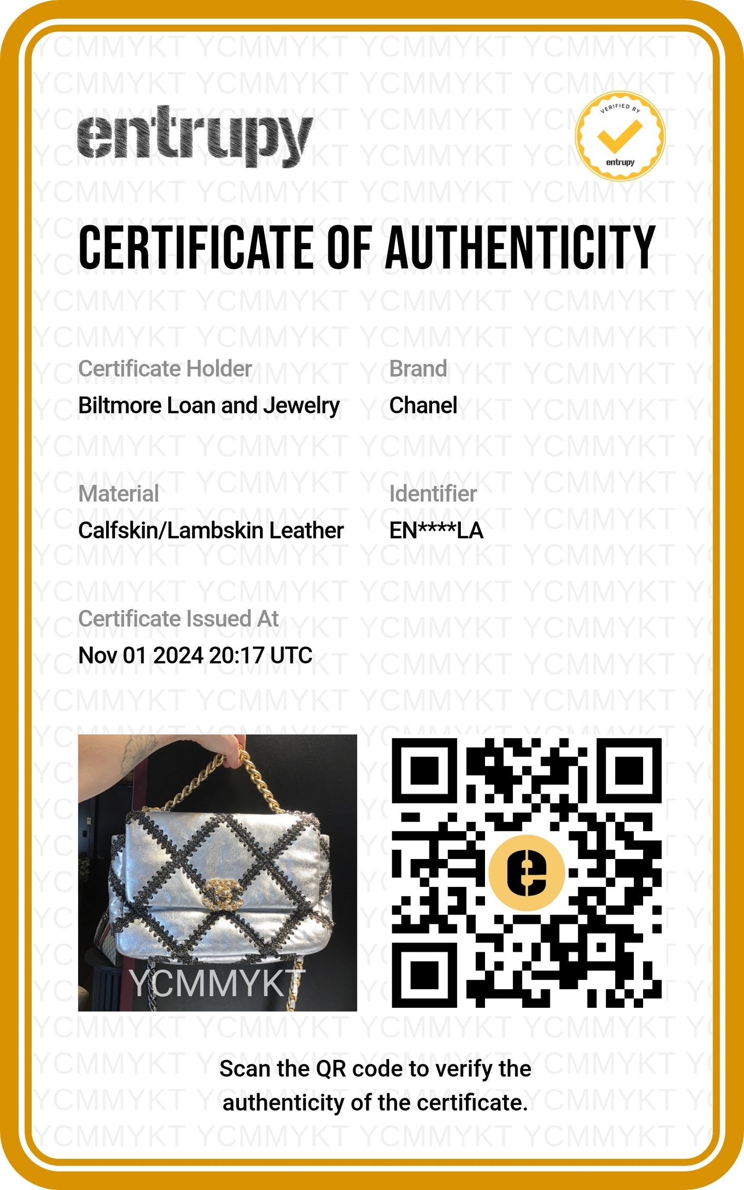 Chanel 2021 Metallic Calfskin Crochet Medium Chanel 19 Flap