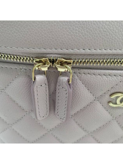 Chanel Vanity Bag Cosmetic Pouch Caviar 24S AP2573