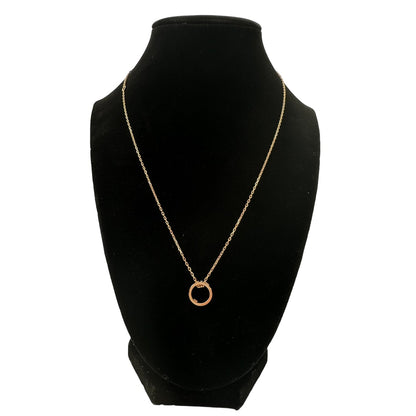 Gucci Amor circle pendant necklace