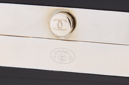 Chanel Black & Jewel Detail Cuff