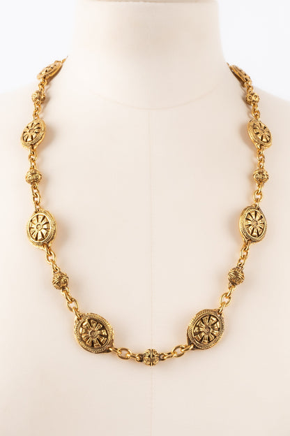 Collier dor Chanel 1980s