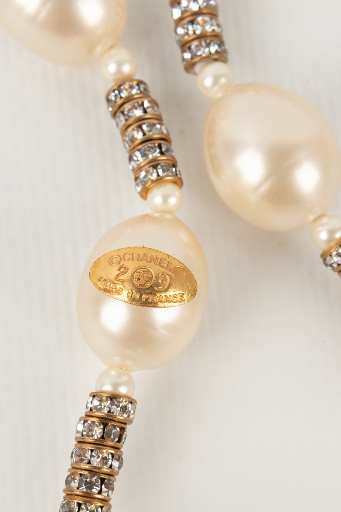 Collier de perles nacres Chanel 1990s