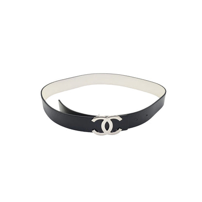 Chanel 2021 Reversible Leather Belt Size M