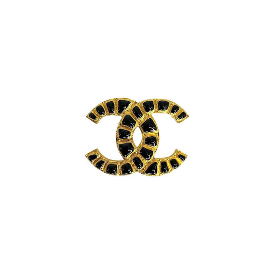 Chanel CC Enamel Brooch Pin