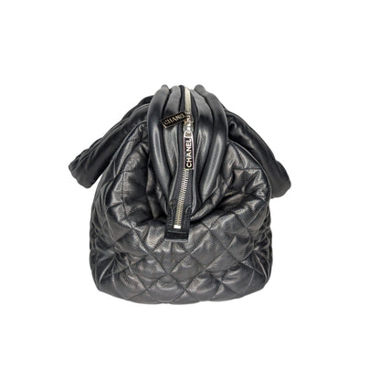 Chanel Vintage Caviar Leather Coco Cocoon Bowler Bag