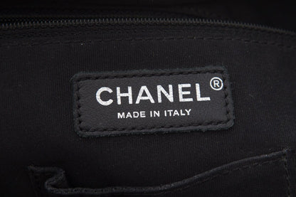Chanel Black Lambskin CC Backpack