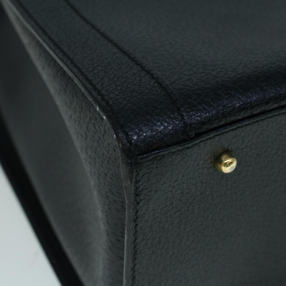 GUCCI Bamboo Hand Bag Leather Black 002 1186 0259  ep1914