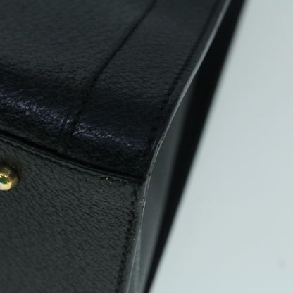 GUCCI Bamboo Hand Bag Leather Black 002 1186 0259  ep1914