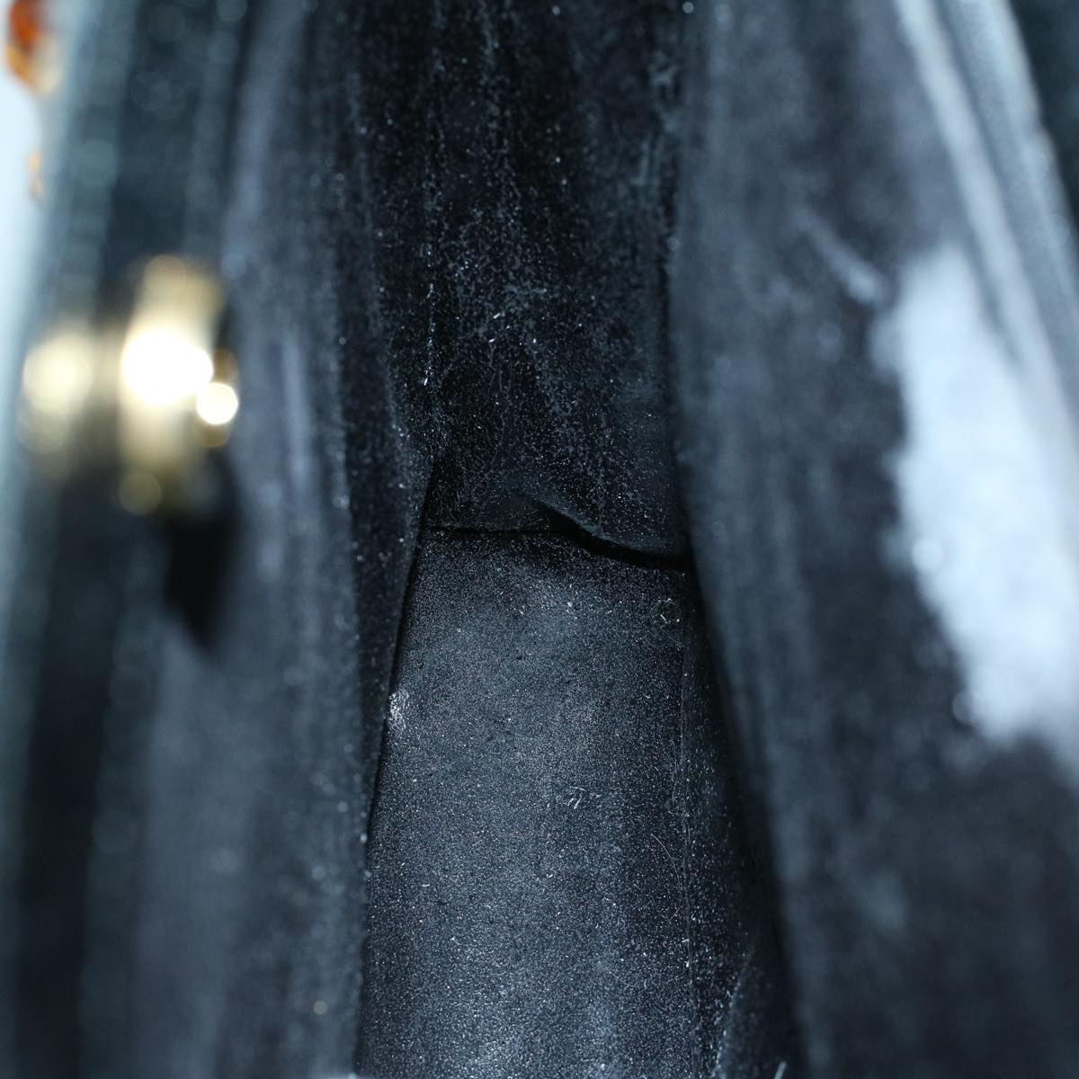 GUCCI Bamboo Hand Bag Leather Black 002 1186 0259  ep1914