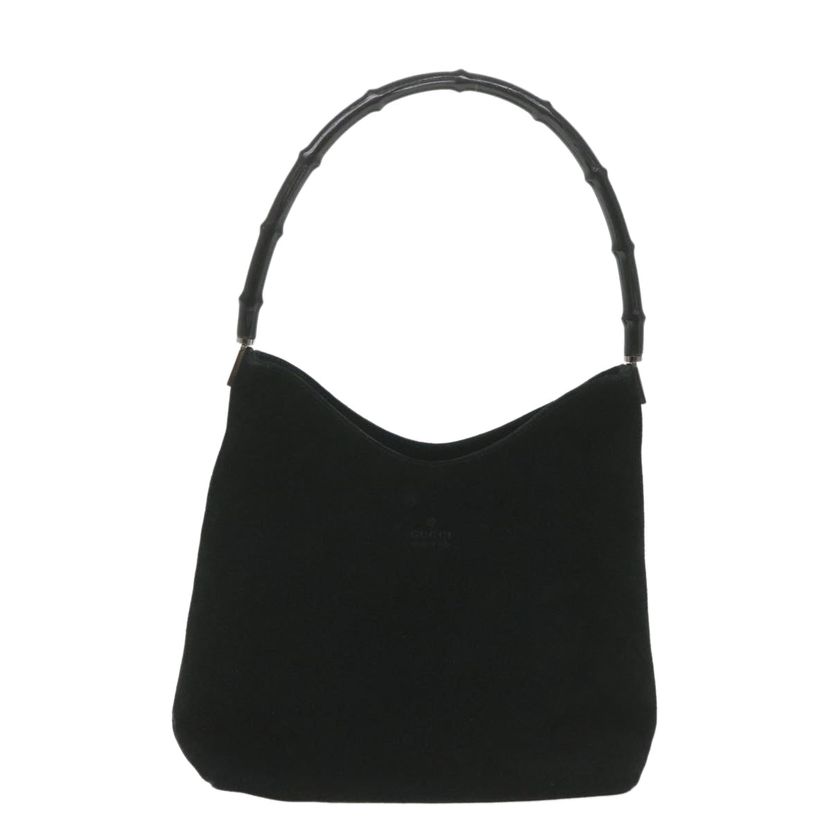 GUCCI Bamboo Shoulder Bag Suede Black 001 3214 001998  ep1932