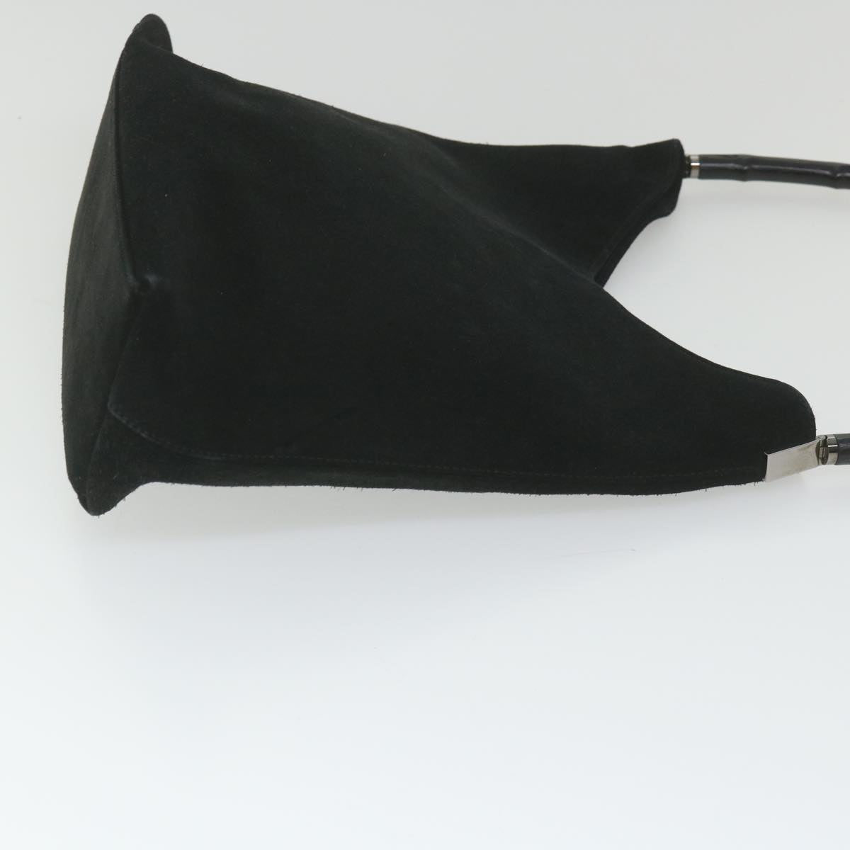 GUCCI Bamboo Shoulder Bag Suede Black 001 3214 001998  ep1932