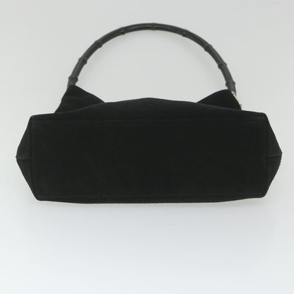 GUCCI Bamboo Shoulder Bag Suede Black 001 3214 001998  ep1932