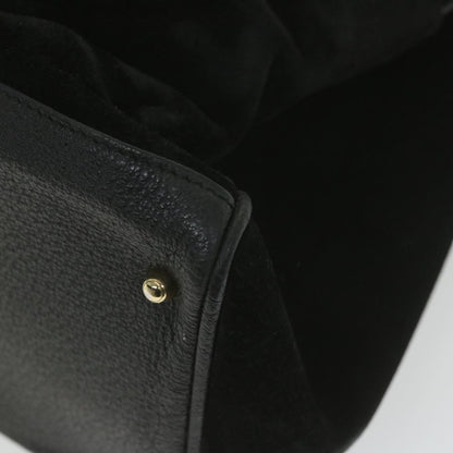 GUCCI Bamboo Hand Bag Suede Black 002 423 0022  ep1933