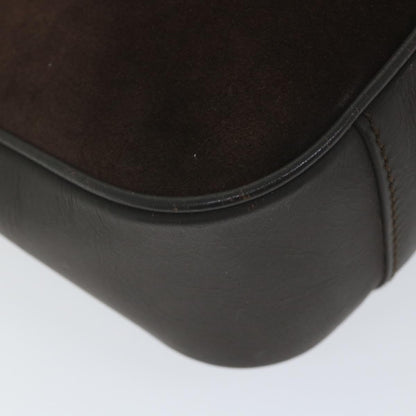 GUCCI Bamboo Shoulder Bag Suede 2way Brown 001 3754 1638  ep2097