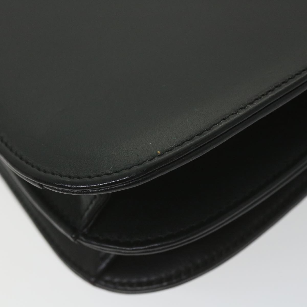 GUCCI Bamboo Hand Bag Leather Black 000 406  ep2265