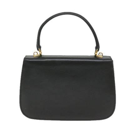 GUCCI Bamboo Hand Bag Leather Black 000 406  ep2265