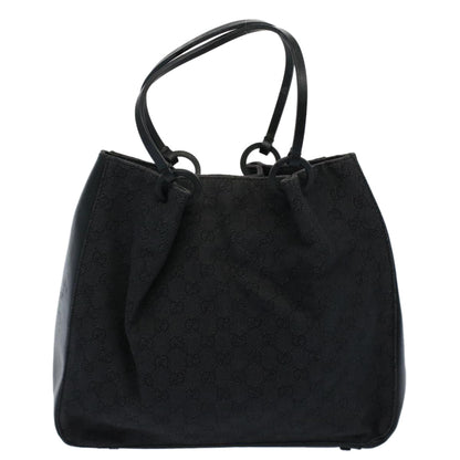 GUCCI GG Canvas Tote Bag Black 101920  ep2273