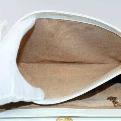 GUCCI Bamboo Hand Bag Leather White 26 000 0029  ep2281