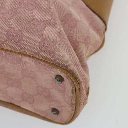 GUCCI GG Canvas Tote Bag Pink 113016  ep2292