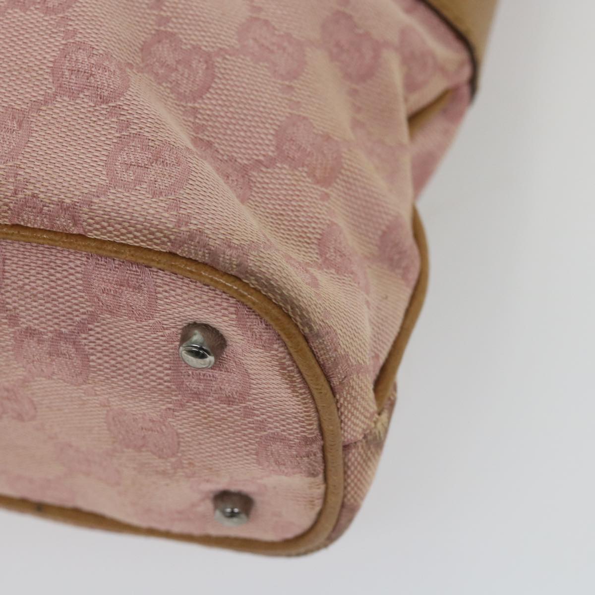GUCCI GG Canvas Tote Bag Pink 113016  ep2292