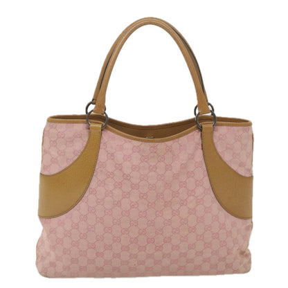 GUCCI GG Canvas Tote Bag Pink 113016  ep2292