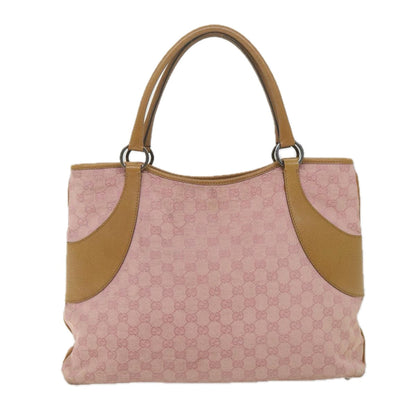 GUCCI GG Canvas Tote Bag Pink 113016  ep2292