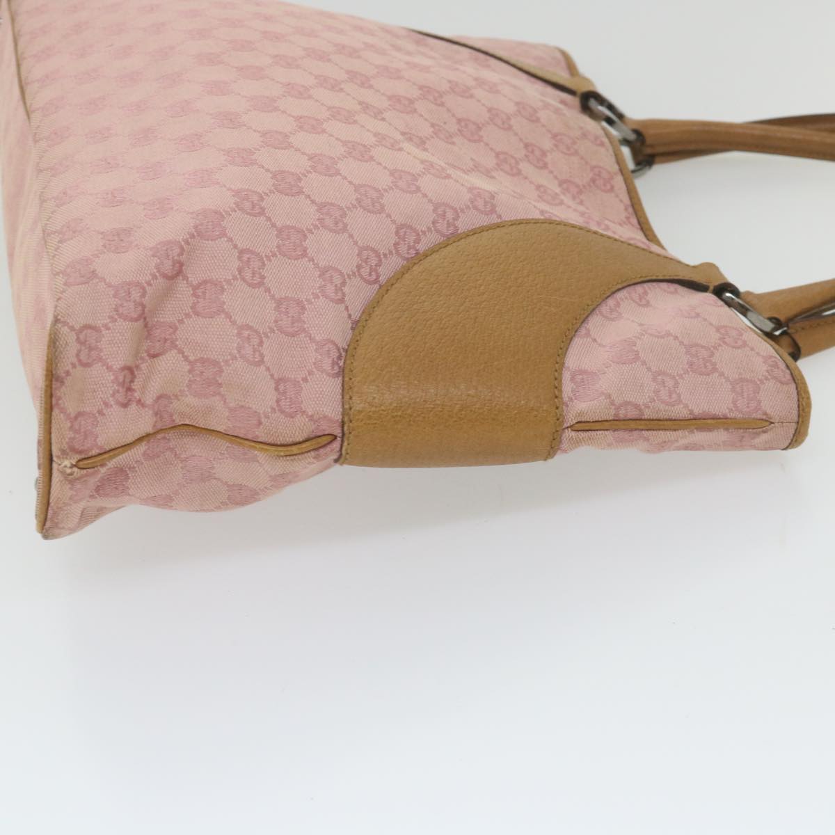 GUCCI GG Canvas Tote Bag Pink 113016  ep2292