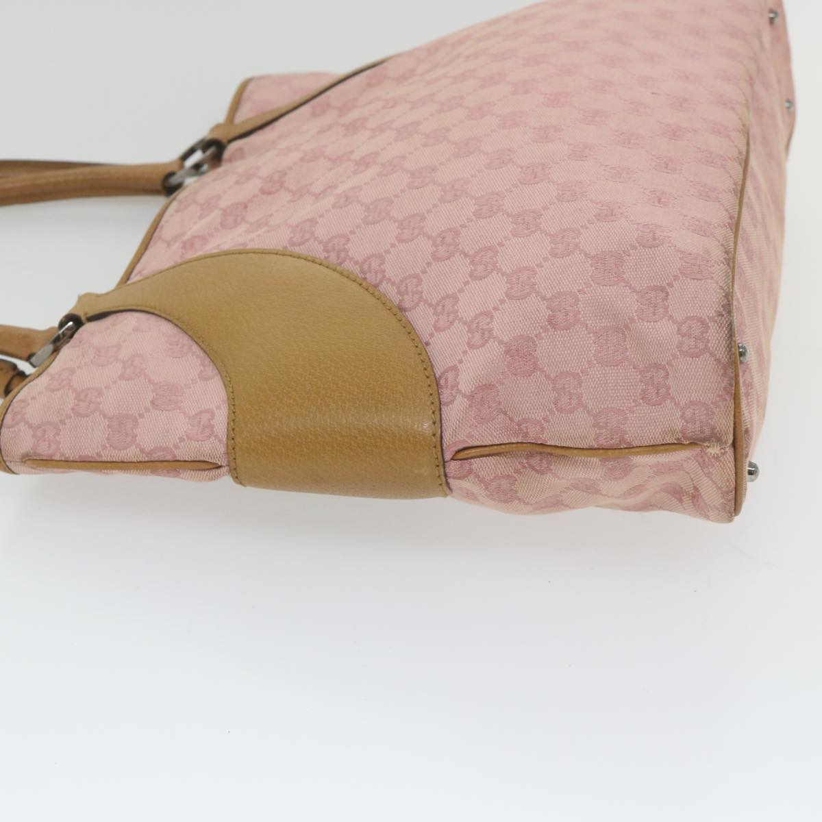 GUCCI GG Canvas Tote Bag Pink 113016  ep2292