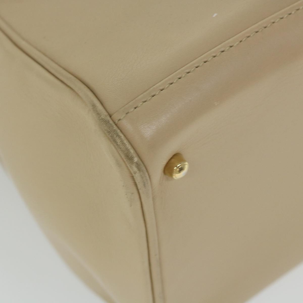 GUCCI Bamboo Hand Bag Leather 2way Beige 002 2855 0322 0  ep2294