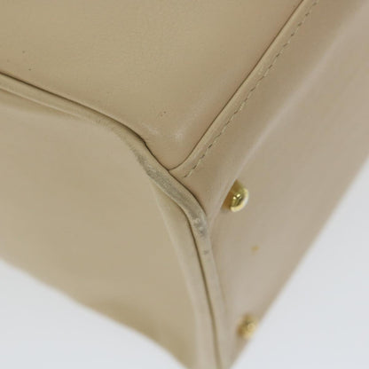 GUCCI Bamboo Hand Bag Leather 2way Beige 002 2855 0322 0  ep2294