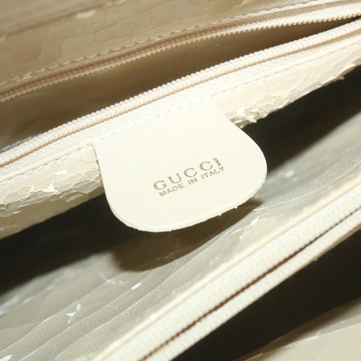 GUCCI Bamboo Hand Bag Leather 2way Beige 002 2855 0322 0  ep2294