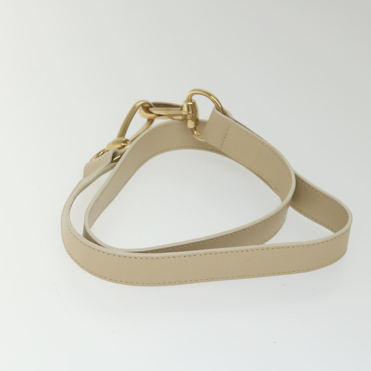 GUCCI Bamboo Hand Bag Leather 2way Beige 002 2855 0322 0  ep2294