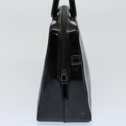 GUCCI Bamboo Hand Bag Enamel Black 000 0828 3754  ep2302