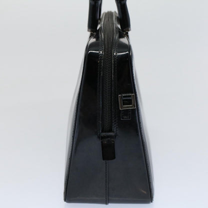 GUCCI Bamboo Hand Bag Enamel Black 000 0828 3754  ep2302